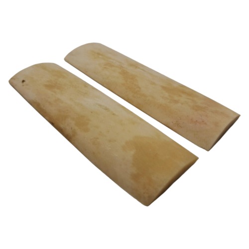 Placchette in osso di cammello – Bianco 128x40x7 mm - immagine 2