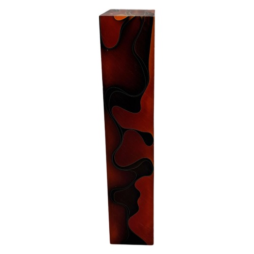 Blocchetto in resina – Arancione 120x40x25 mm - immagine 3