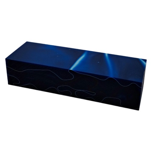 Blocchetto in resina – Blu 120x40x25 mm - immagine 2