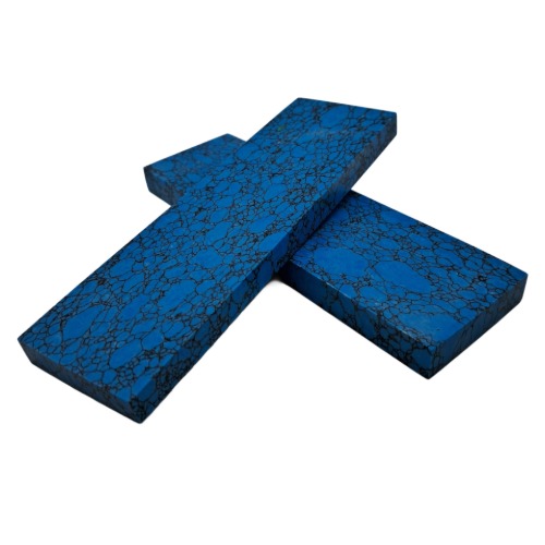 Pietre ricostruite azzurre
