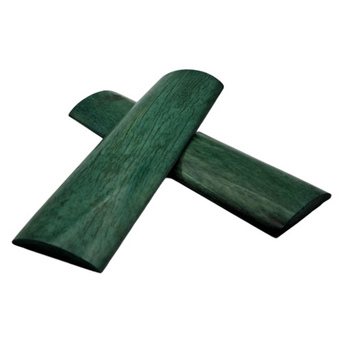 Placchetta in osso di cammello verde