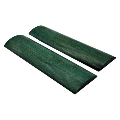 Placchette in osso di cammello – Verde 130x35x8,5 mm - immagine 2