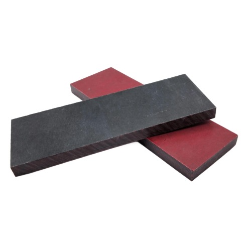 Placchette in micarta nero rossa
