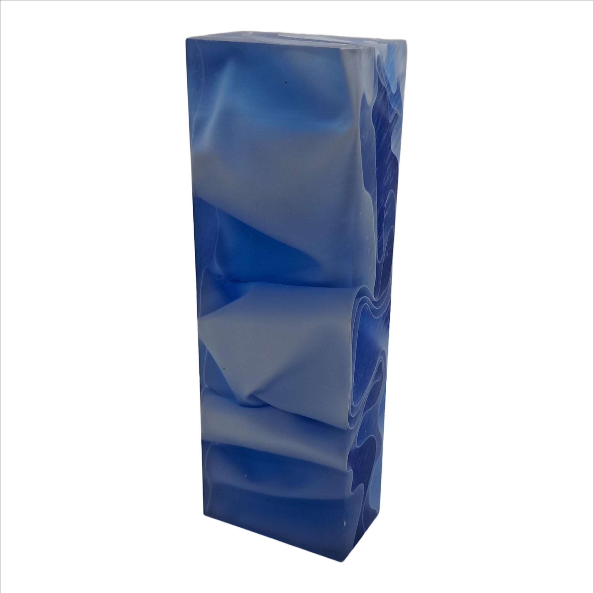 Blocchetto in resina – Azzurro 120x40x25 mm - immagine 3